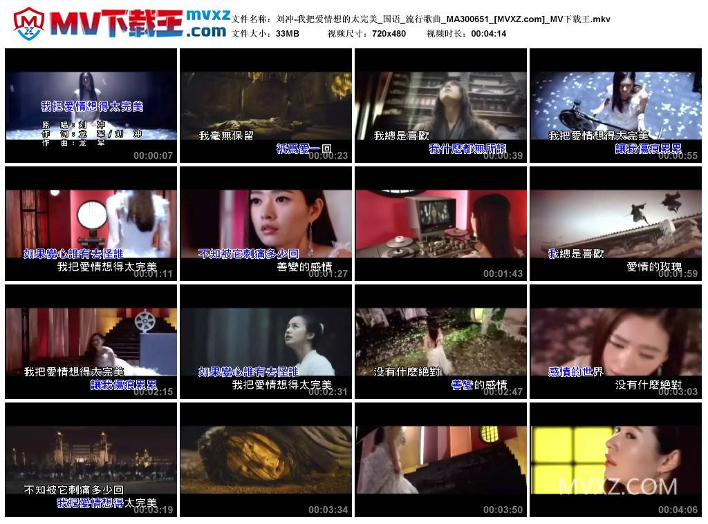 刘冲-我把爱情想的太完美_国语_流行歌曲_MA300651